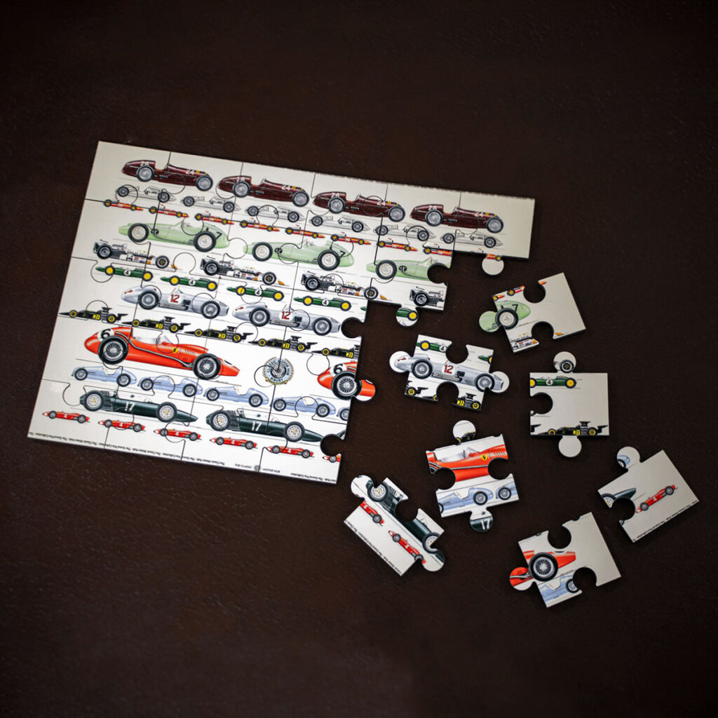 Classic Motor Hub Martin Lee Classic Racing Car Jigsaw Puzzle - The ...