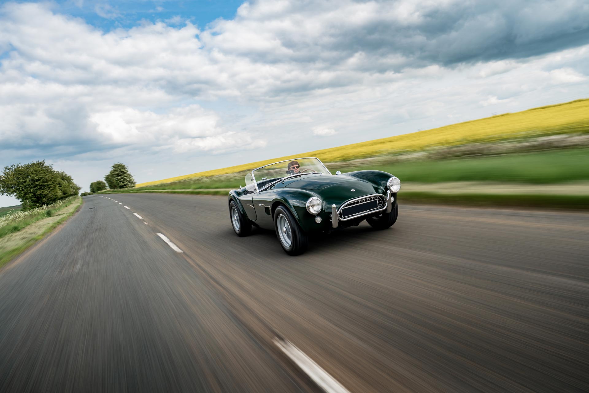 Cobra rolling through The Cotswolds