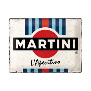 Martini Tinplate Sign for sale at The Classic Motor Hub