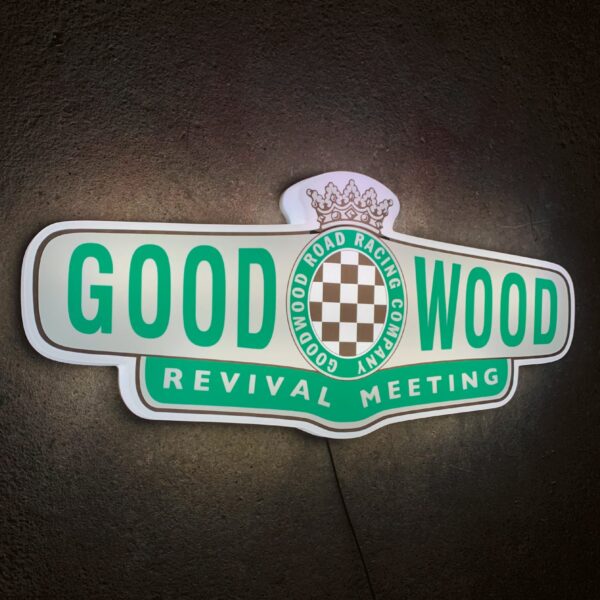 Goodwood Revival LED Wall Sign for sale