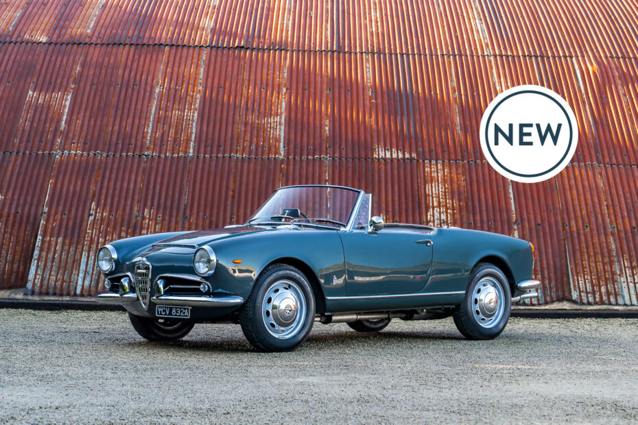 Alfa Romeo Giulia 1600 Spider 1963 for sale at the Classic Motor Hub