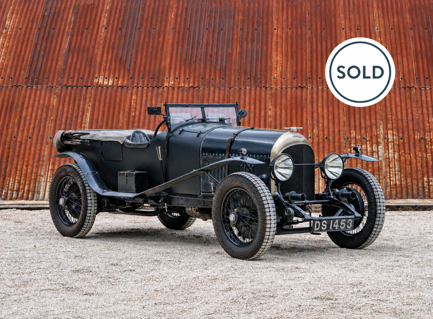 Classic Bentley with SOLD badge