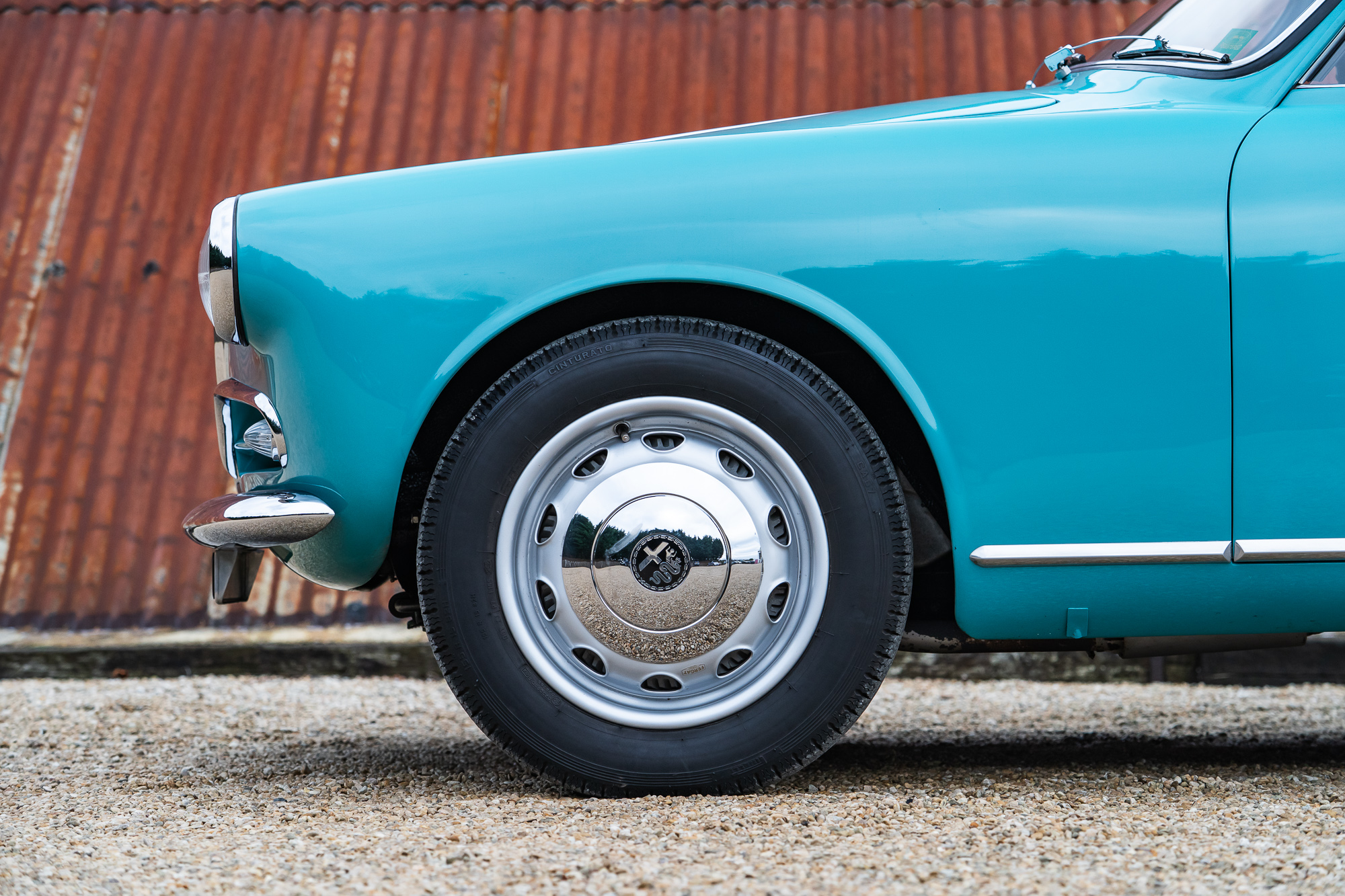 Solido 106 Alfa Romeo Giulietta Spider Miniature Bleue, Collection état Correct, Vintage